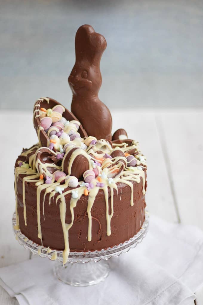 The Ultimate Easter Chocolate Cake Recipe - Taming Twins