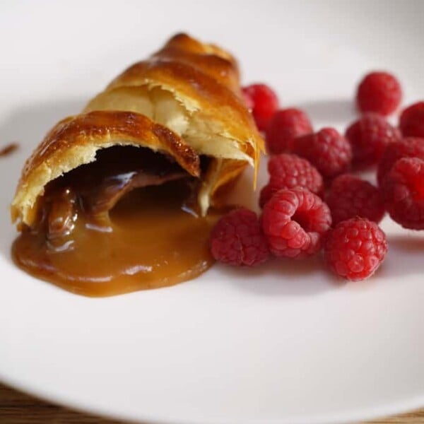 Cadbury's Caramel Egg Stuffed Easter Croissants