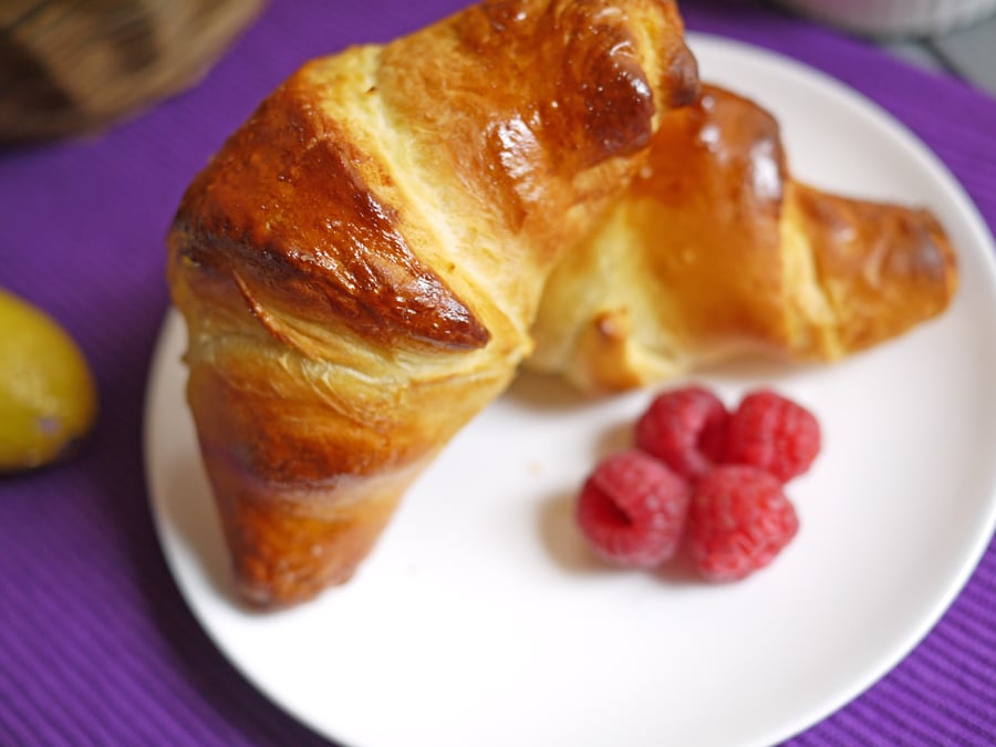 Cadbury Caramel Egg Stuffed Easter Croissants