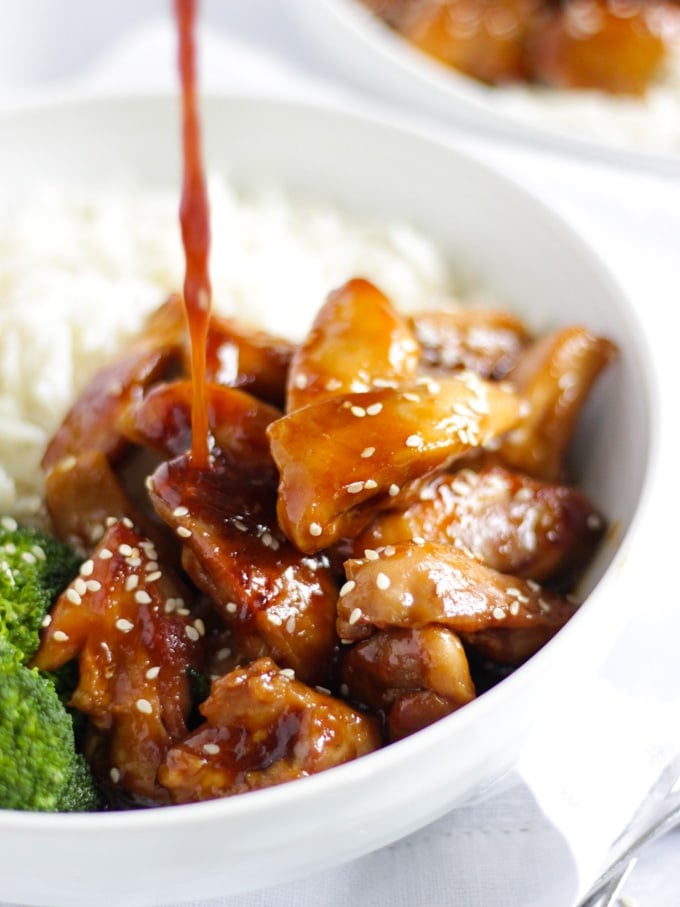 Teriyaki Chicken with Sticky Sauce - Quick and Easy Midweek Meal