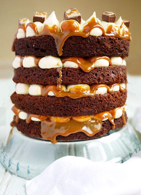 The Ultimate Snickers Layer Cake