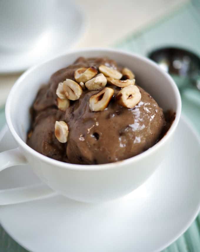 Coffee Nutella Instant Ice Cream