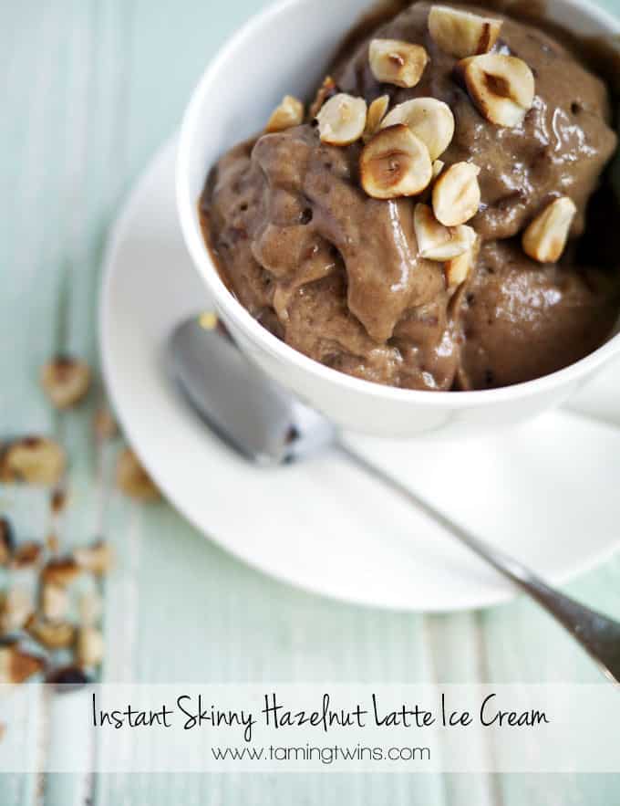 Instant Skinny Hazelnut Nutella Latte Coffee Ice Cream