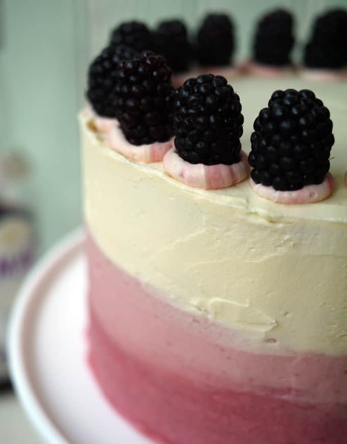 Blackberry and Elderflower Pimms Layer Cake