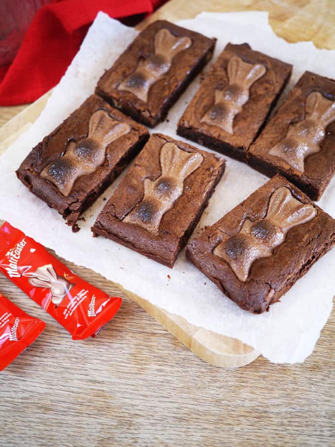 Malteaser Easter Brownies