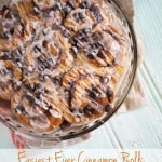 Quick Cinnamon Rolls. The easiest ever Cinnamon Buns. No kneading, no yeast, no waiting, no proving. Make them on the morning you want to eat them, ready for the best breakfast or brunch ever!