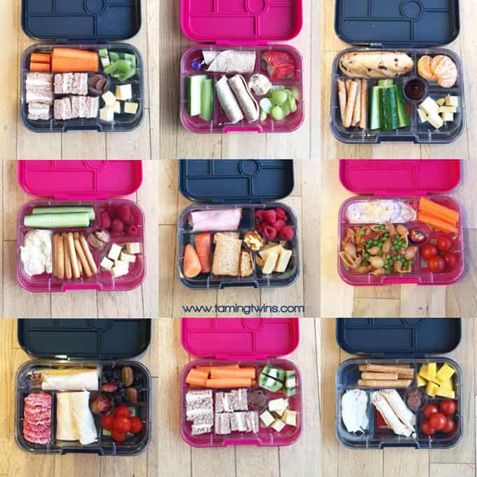 Lunchbox Ideas for PreSchoolers - with no boring sandwiches! Inspiration for more interesting pack ups for kids | https://www.tamingtwins.com