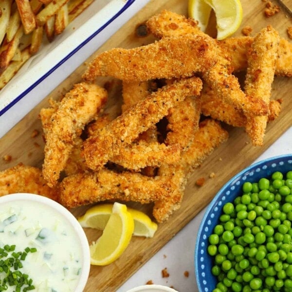 Homemade salmon fish fingers recipe for the whole family