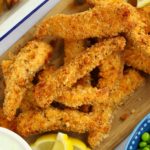 Oven baked salmon fish fingers recipe for a delicious midweek meal
