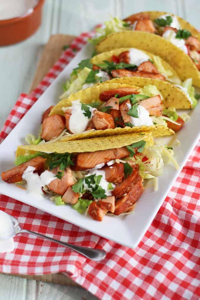 Salmon Tacos