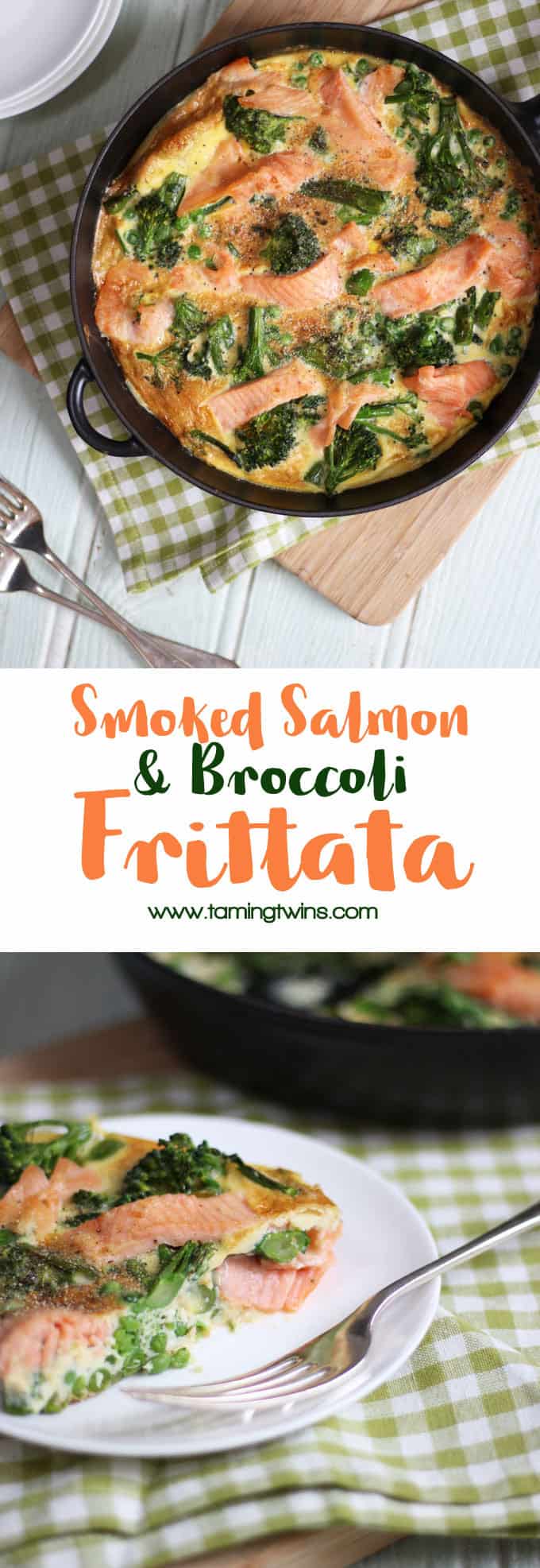 Smoked Salmon and Broccoli Frittata Recipe with Norwegian Salmon