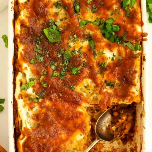how to make courgette lasagne with ricotta cheese