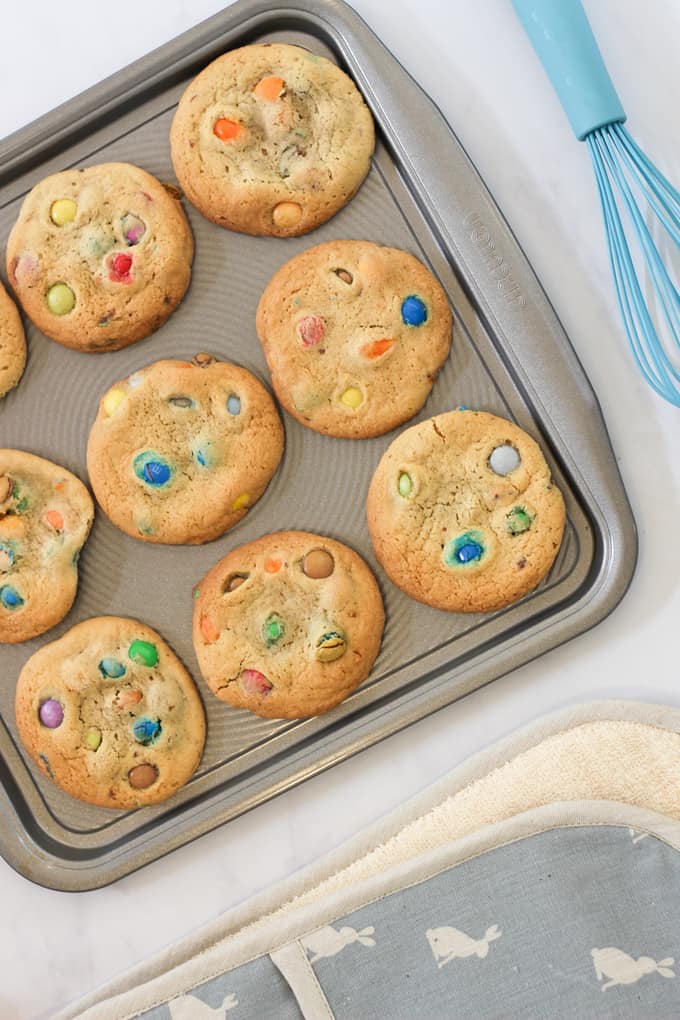 Loaded Cookie Recipe - Easy peasy cookies to make with kids, stuffed with candy and sweeties for a special treat.