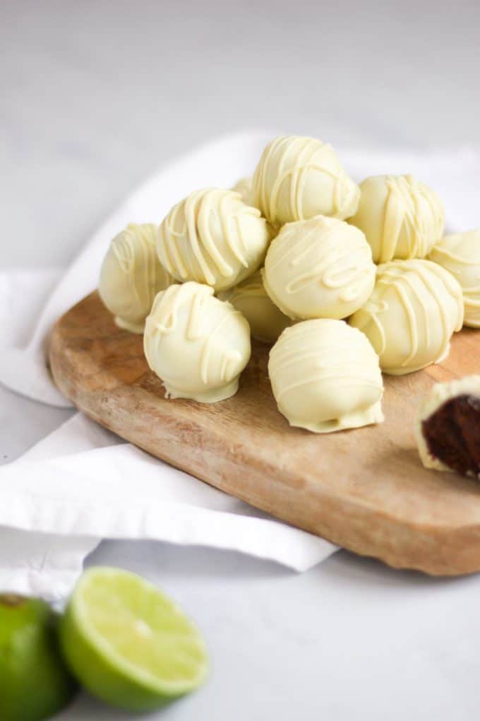 Gin and Tonic Truffles Recipe with White Chocolate