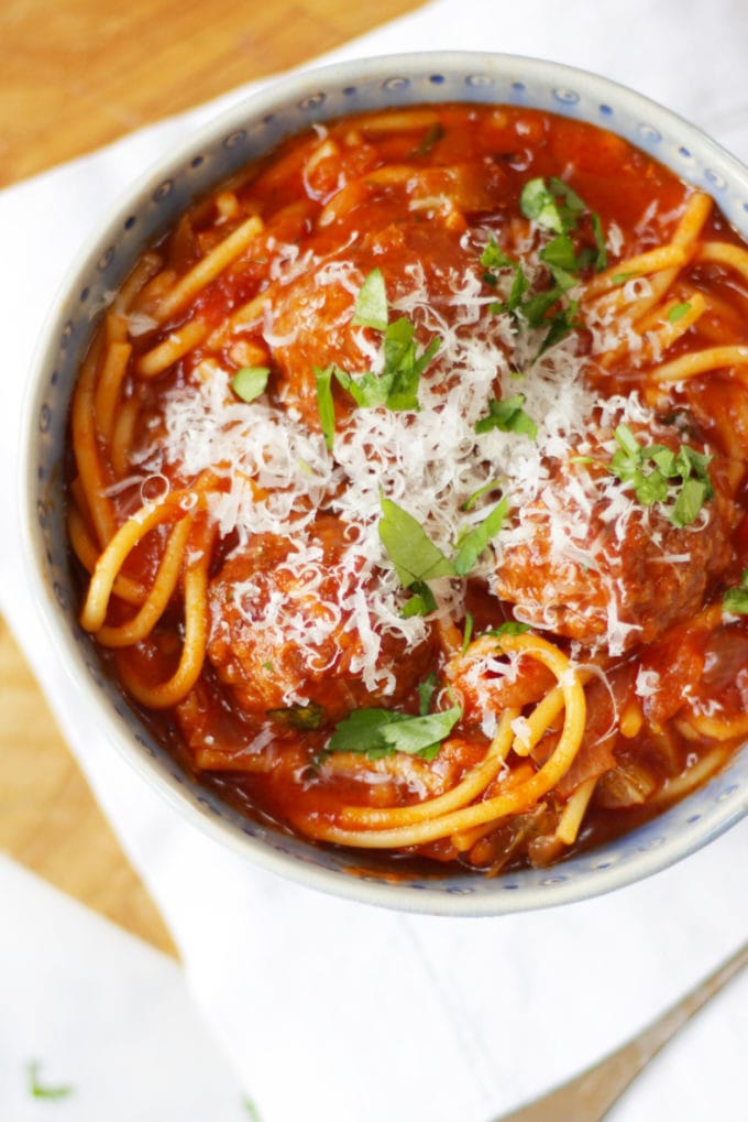 Meatballs Recipe - The Perfect Easy Spaghetti and Meatballs!