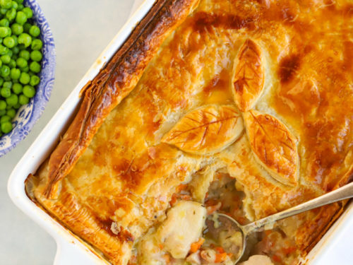Chicken Pie Recipe With Crispy Bacon Puff Pastry