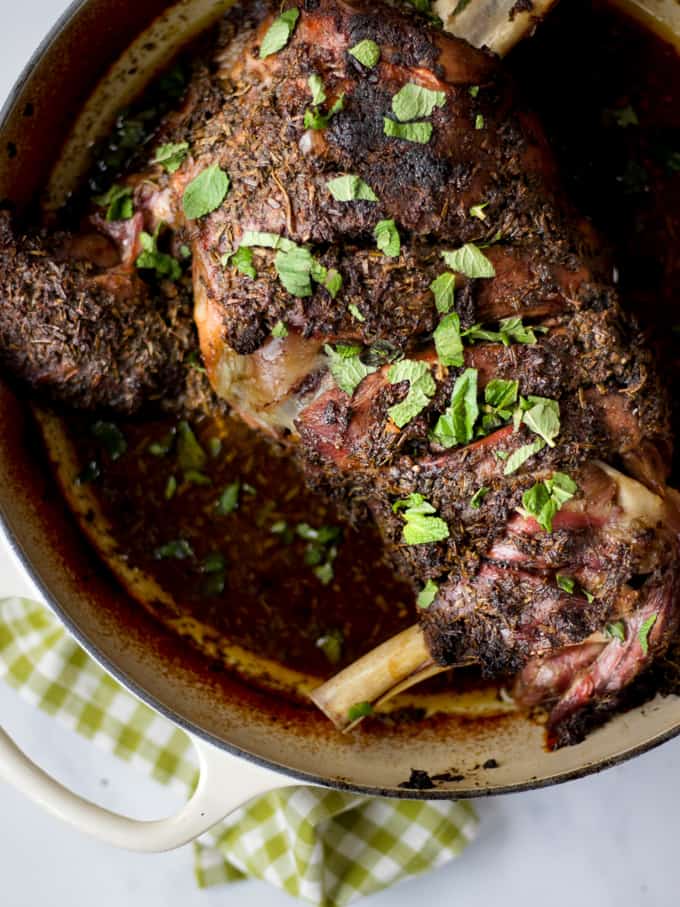 Slow Roasted Shoulder of Lamb