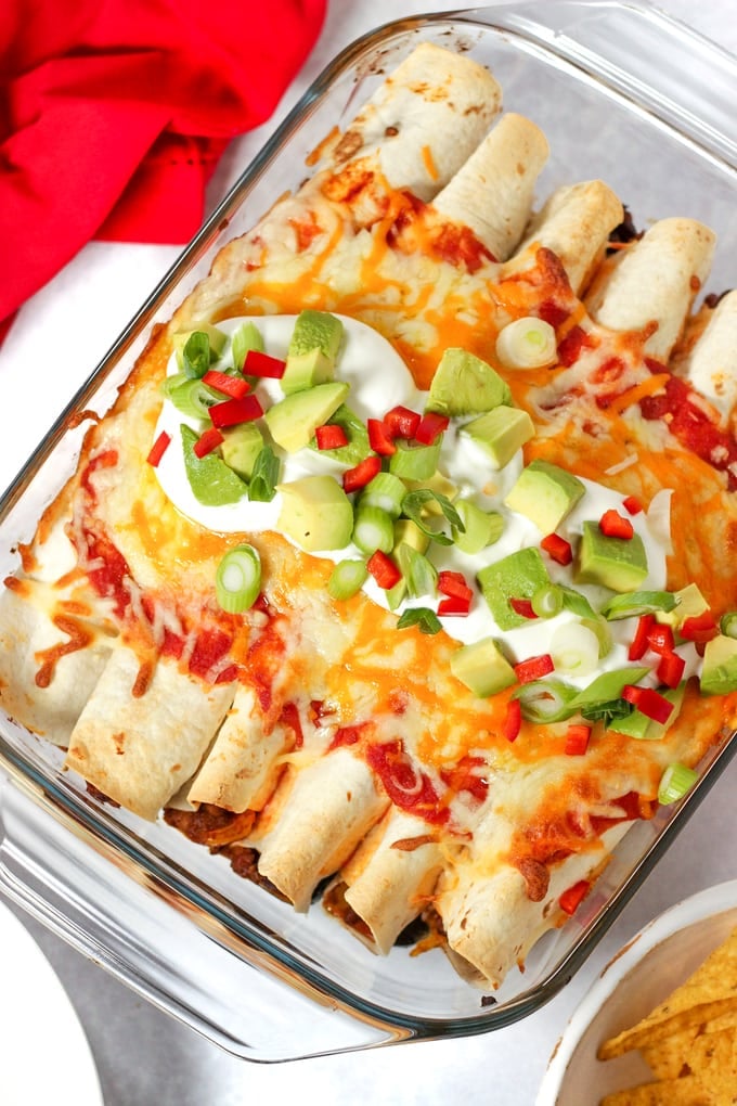 Beef Enchiladas Recipe - Easy Homemade Mexican Casserole