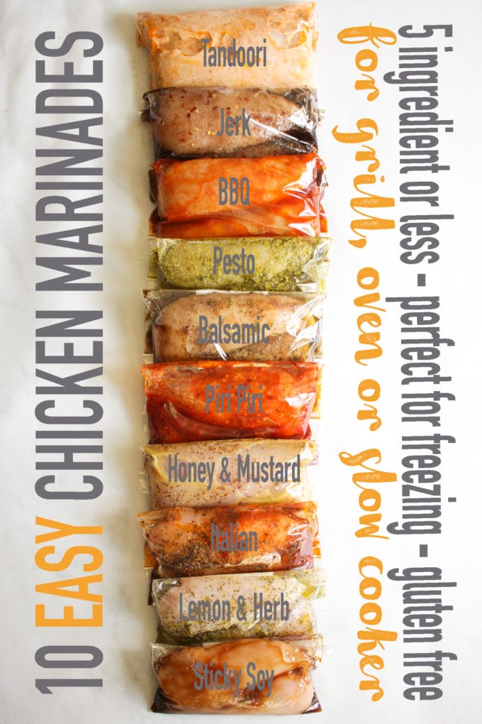10 easy chicken marinade recipes – for bbq, oven or slow cooker