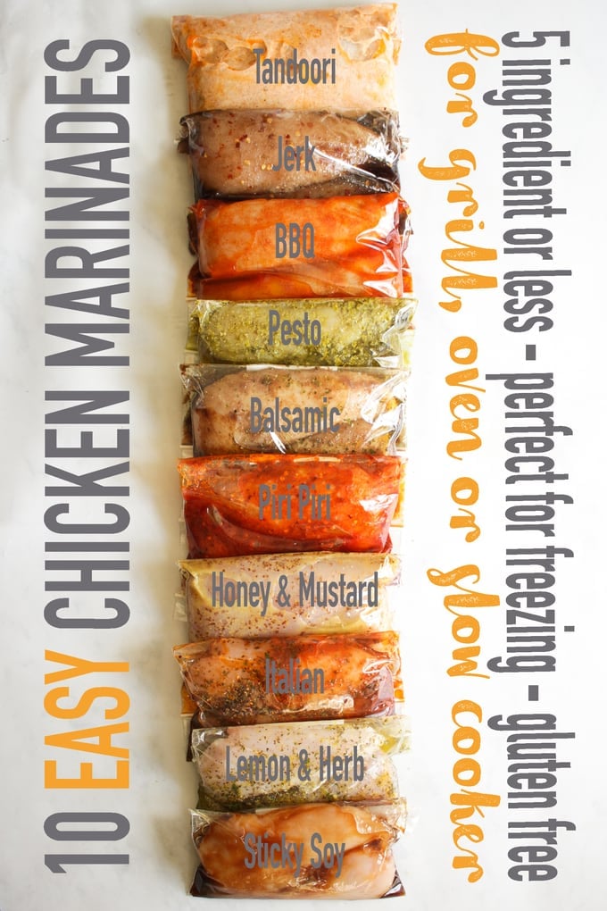 10 Easy Chicken Marinade Recipes For BBQ, Oven or Slow Cooker