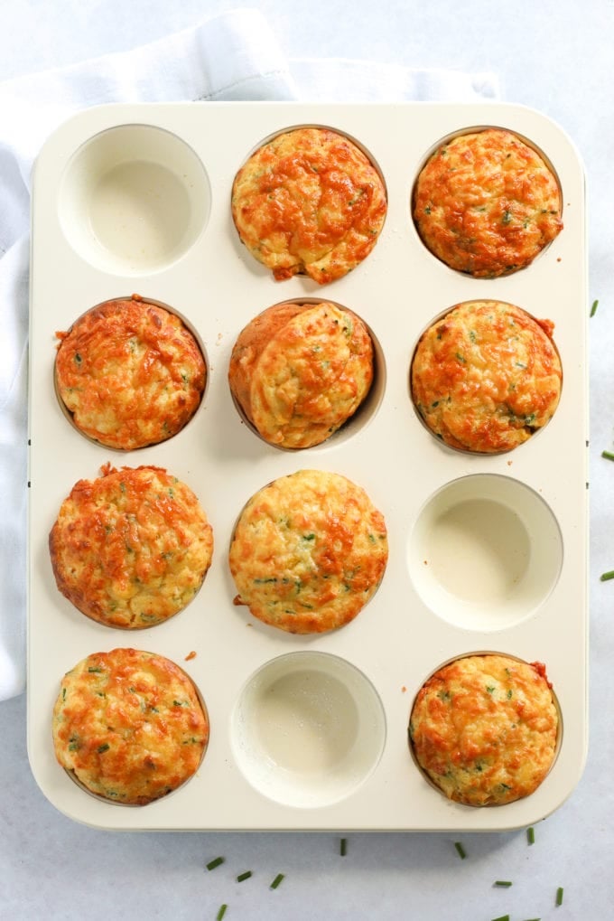 savoury muffins with cheese & sweetcorn