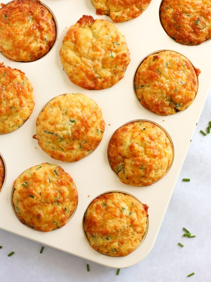 Muffins with Cheese and Sweetcorn