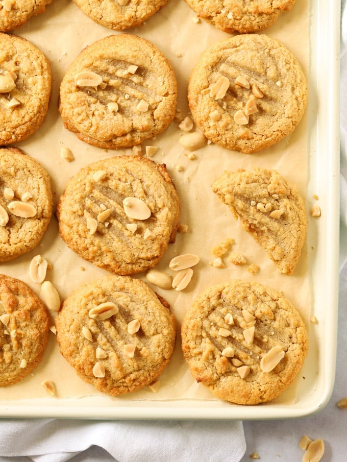Peanut butter cookies made with just three ingredients 