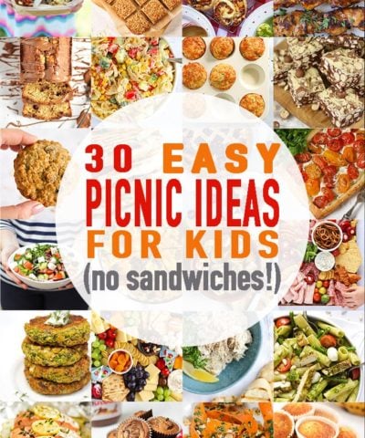 Easy Picnic Ideas for Kids with no sandwiches