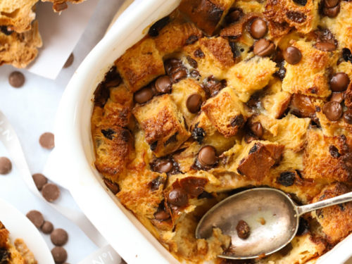 Panettone Bread And Butter Pudding With Baileys Christmas Dessert
