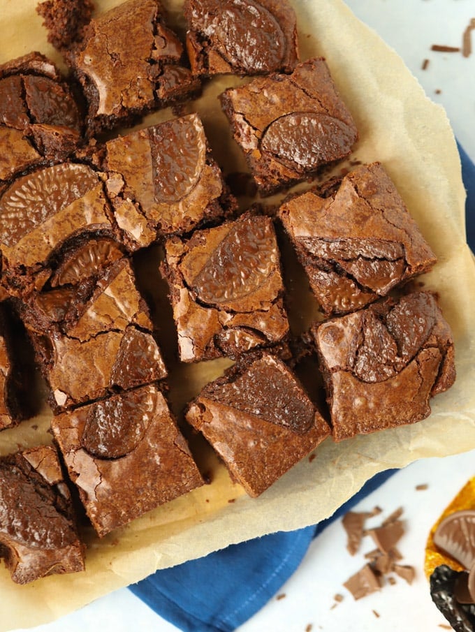 Brownies with Terry's Chocolate Orange