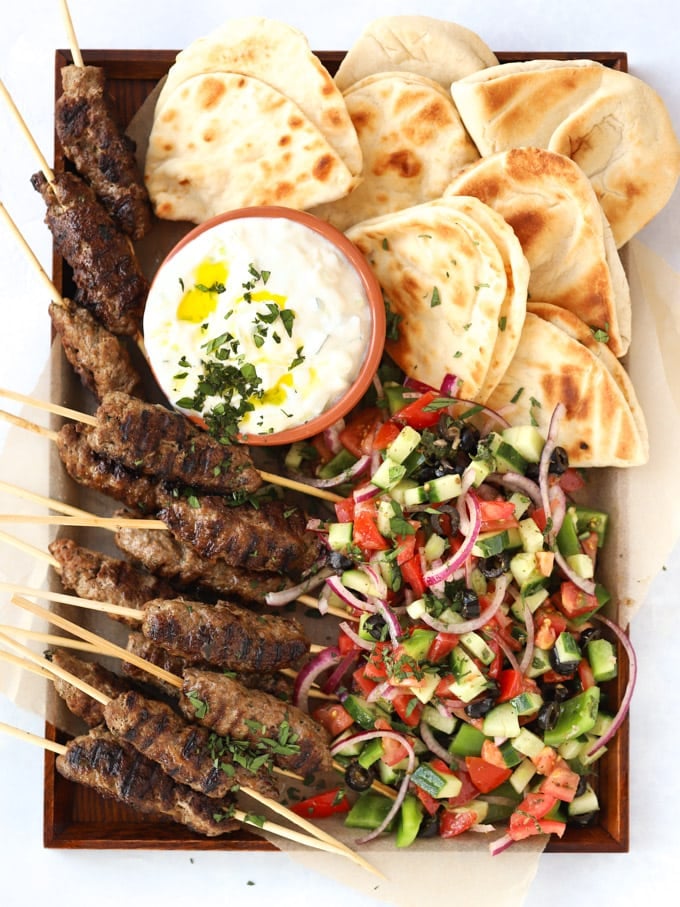 Easy Lamb Koftas Recipe with Mint and Yoghurt Dip