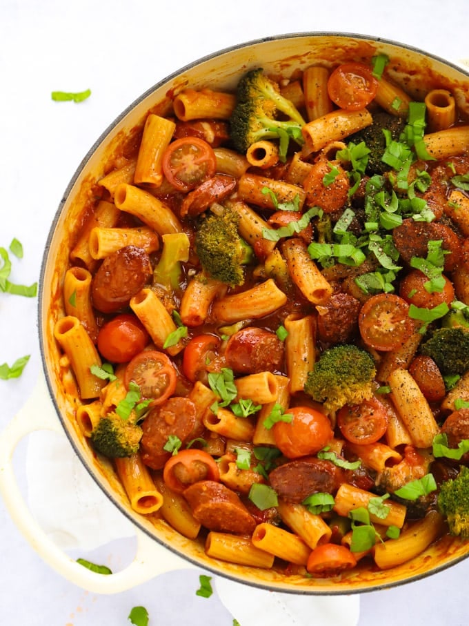Chorizo Pasta One Pan Recipe