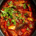 Slow Cooker Sausage Casserole recipe with Chorizo and Beans