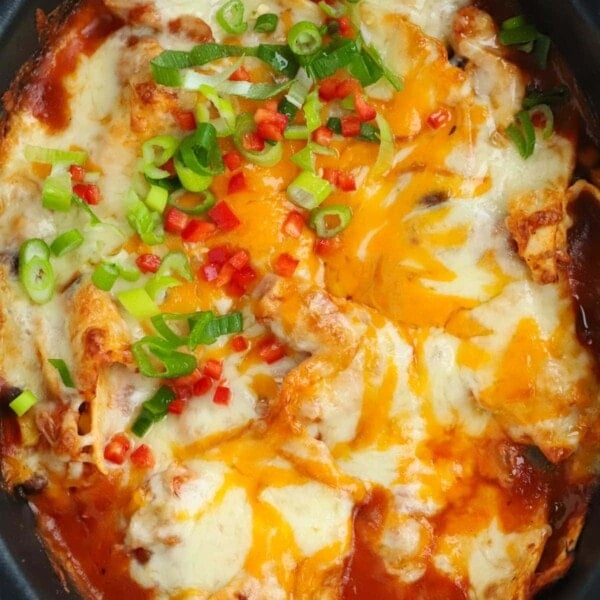 Slow Cooker Chicken Enchiladas