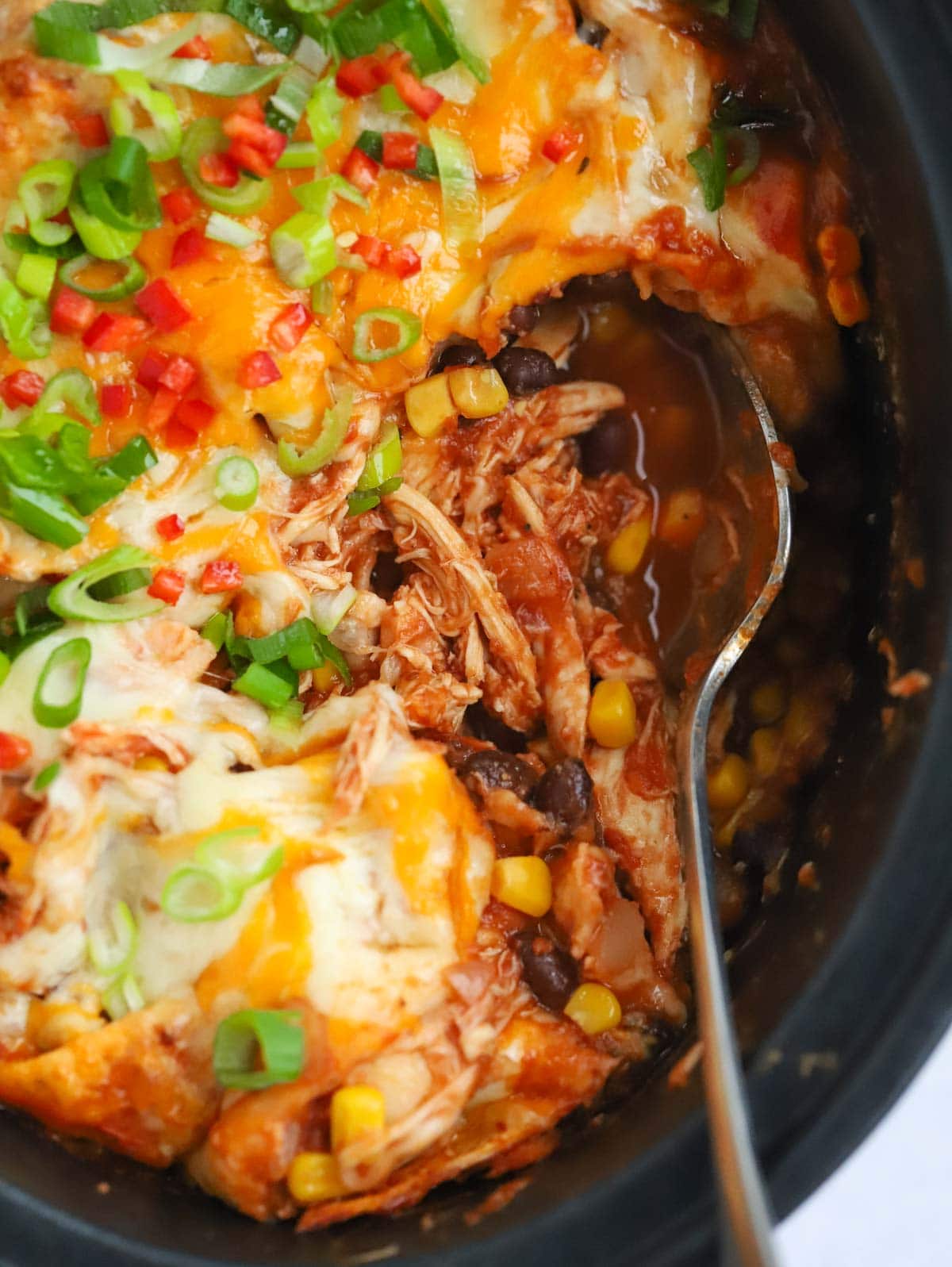 Crockpot Chicken Enchiladas recipe