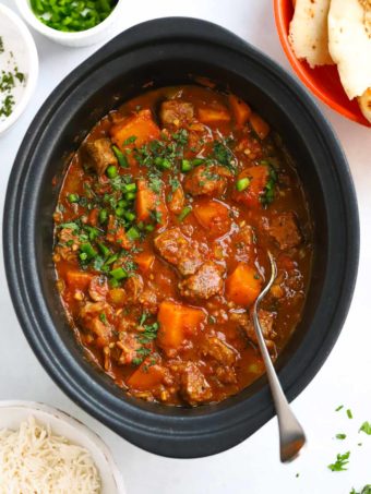 Slow Cooker Lamb Curry easy recipe