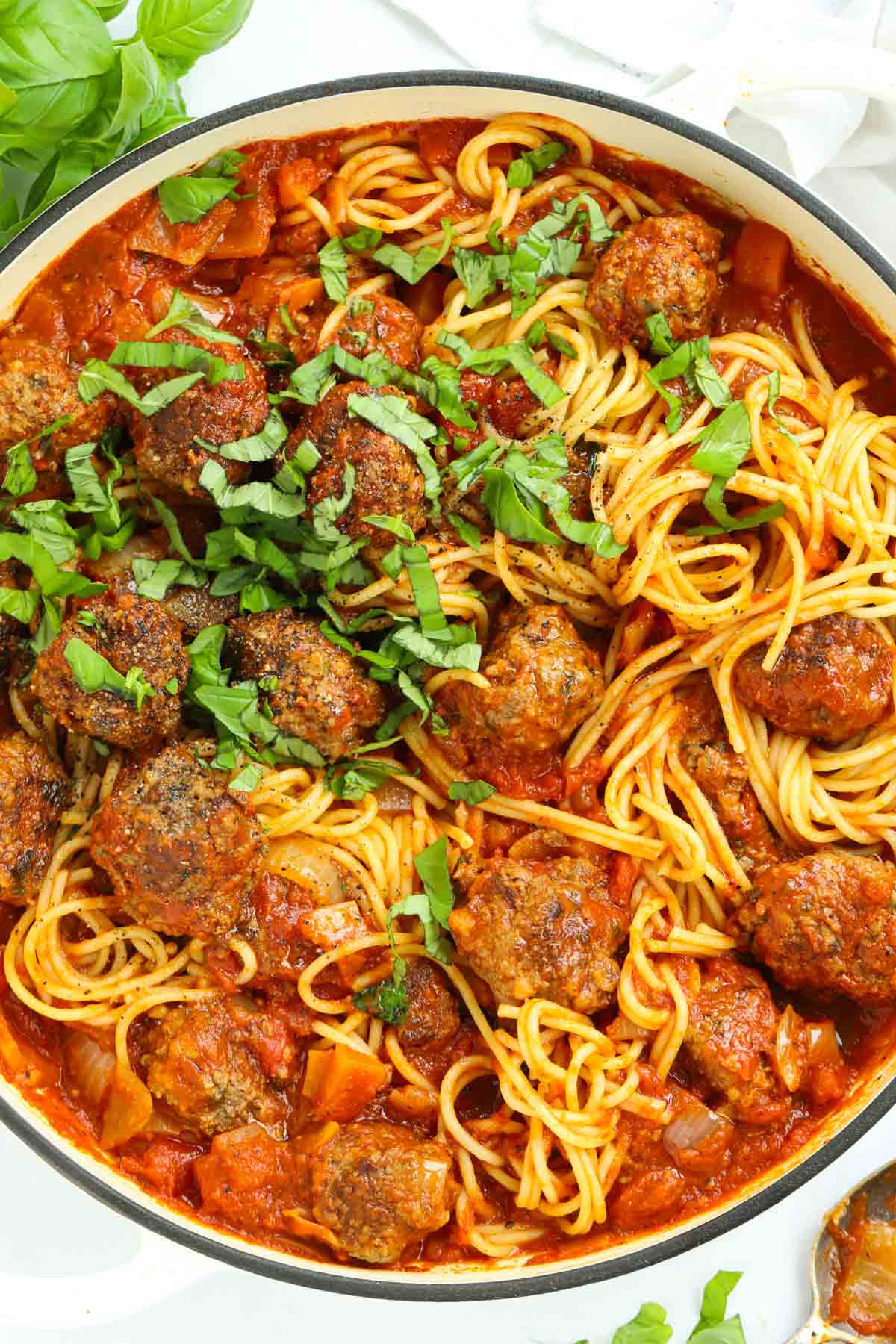 The BEST Meatballs with Rich Tomato Sauce