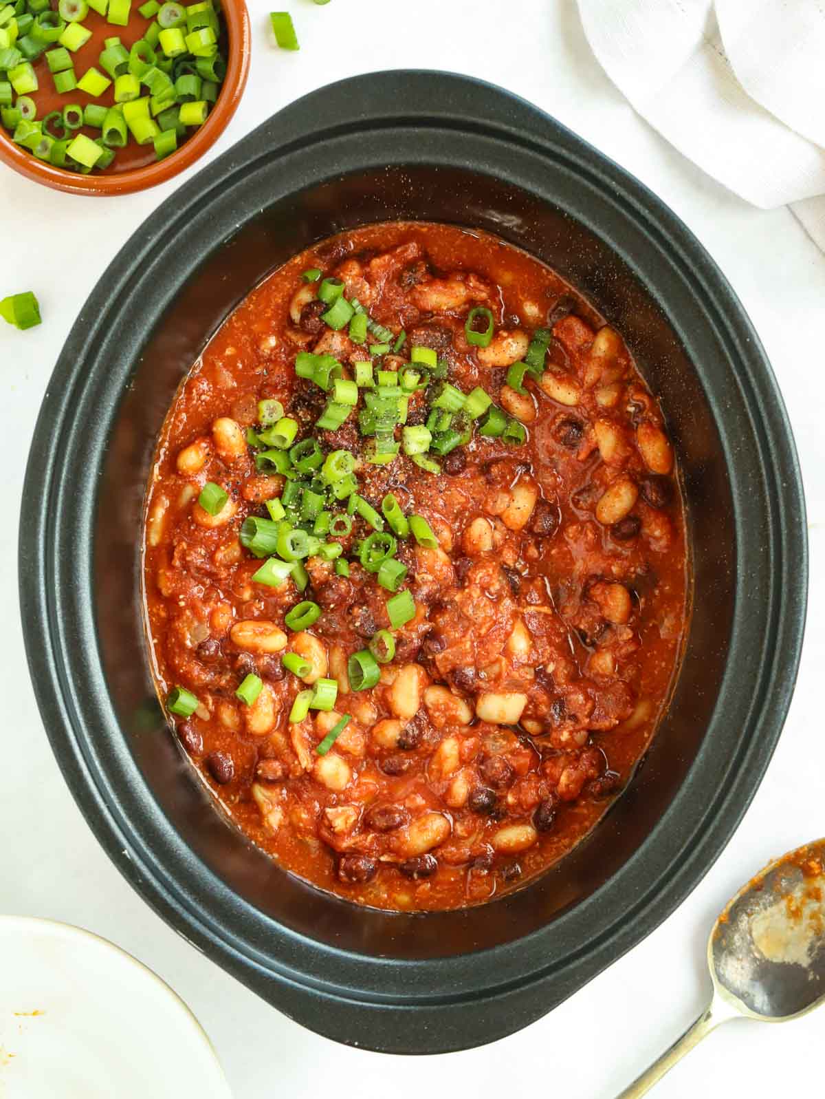 recipe for baked beans made in the slow cooker