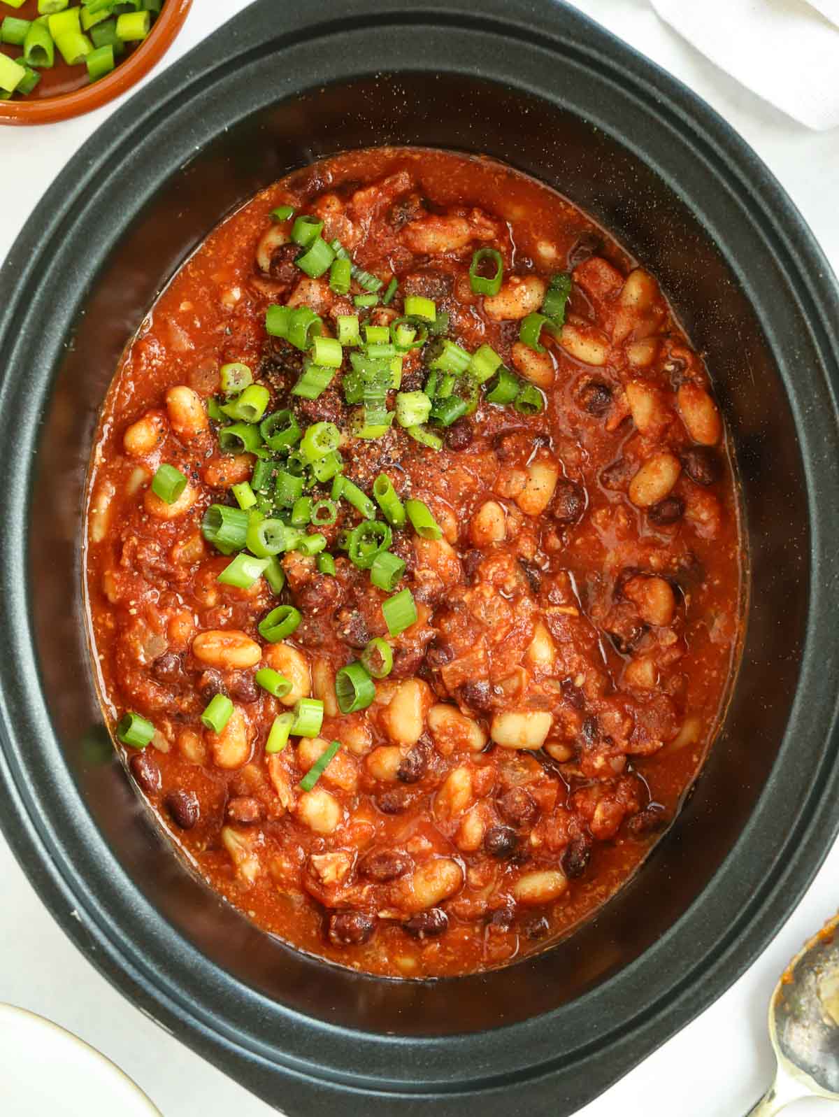 Slow cooker recipe for homemade baked beans