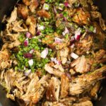 Mexican Pork Carnitas cooked in the slow cooker