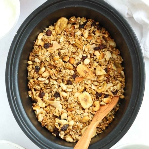 Make your granola in the slow cooker with five easy ingredients