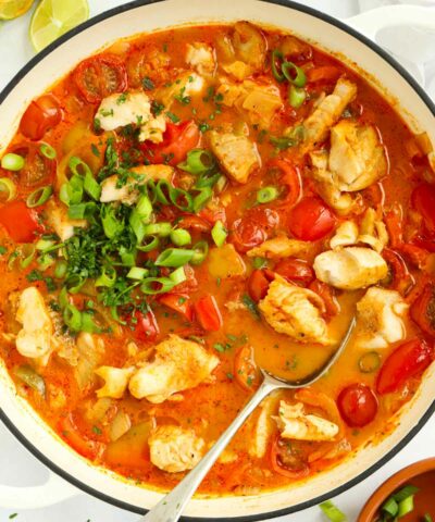 Easy fish stew with creamy coconut base