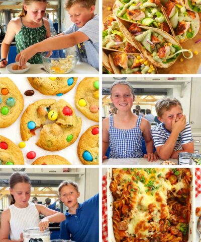 Cooking with kids series - blog post cover 2022.
