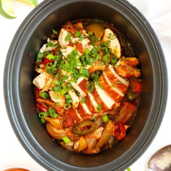 chicken fajitas in the slow cooker