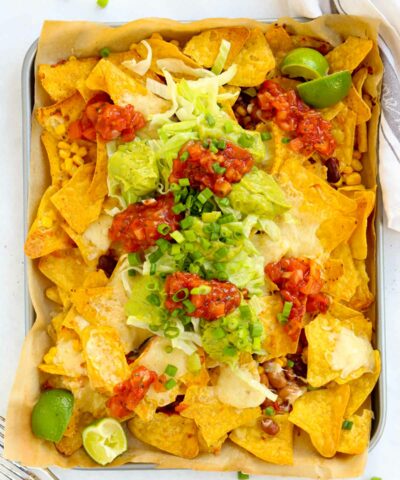 Recipe for cheat's loaded nachos, which is ready in 10 minutes
