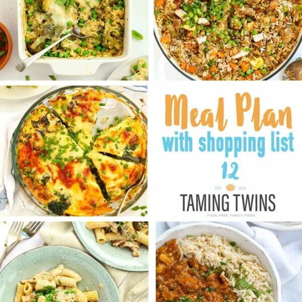 Meal plan 12 cover featuring student recipes.