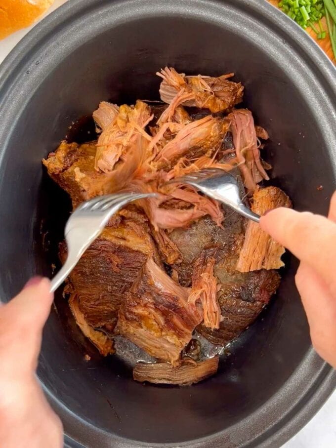 Step 3 in the recipe for Slow Cooker Beef Brisket.