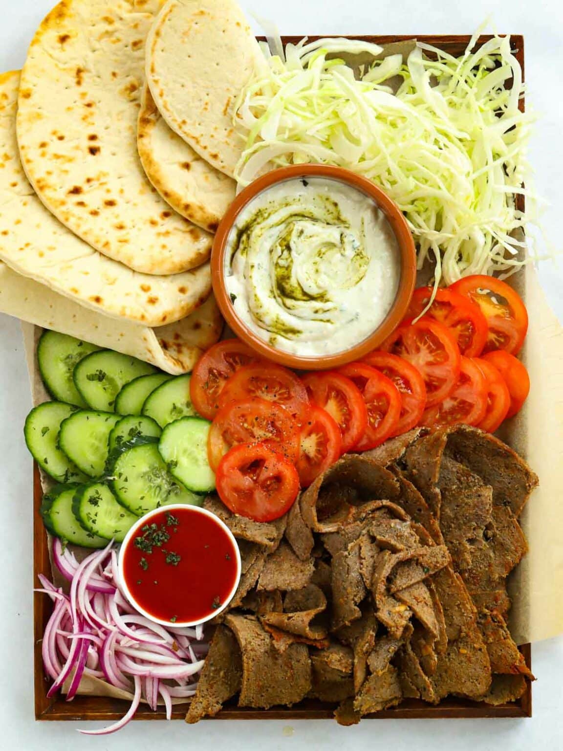 Doner Kebab Recipe {Slow Cooker & Air Fryer Method}