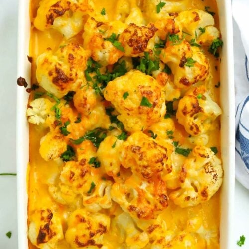 Make ahead recipe for easy Cauliflower Cheese.