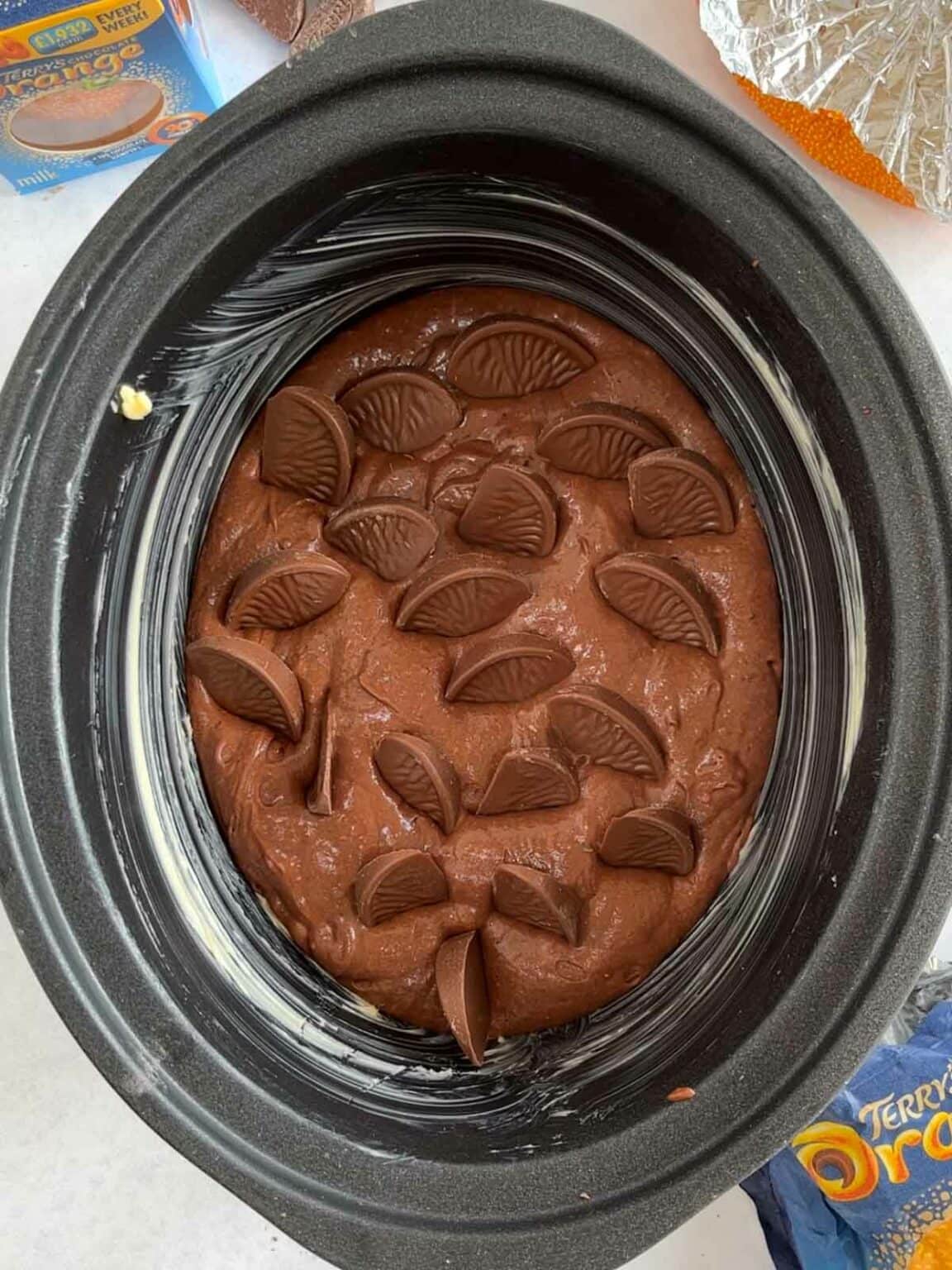 Slow Cooker Chocolate Orange Pudding